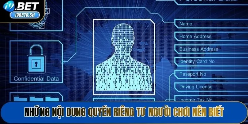 Những nội dung quyền riêng tư người chơi nên biết